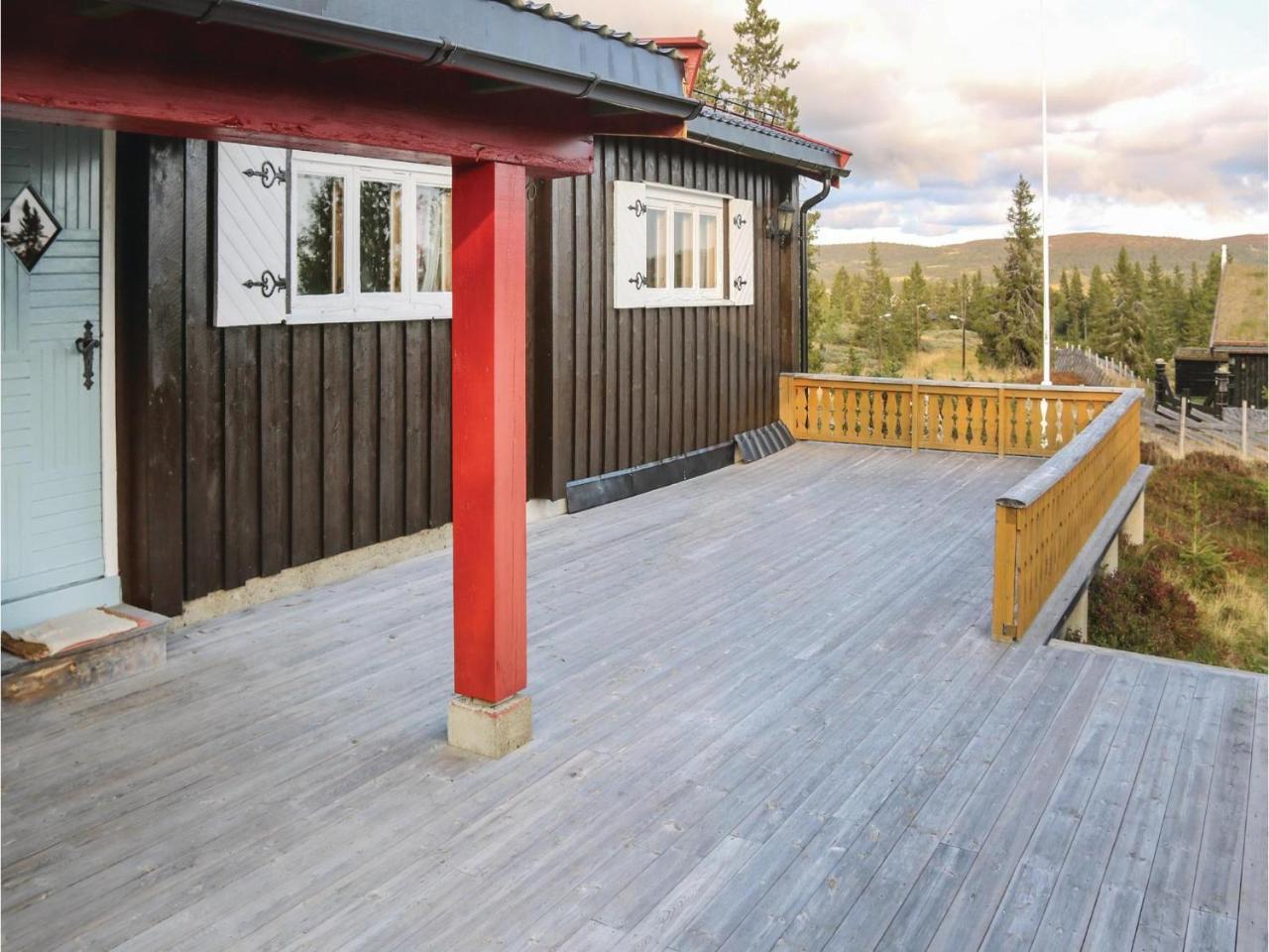 3 Bedroom Stunning Home In Sjusjoen Exterior photo